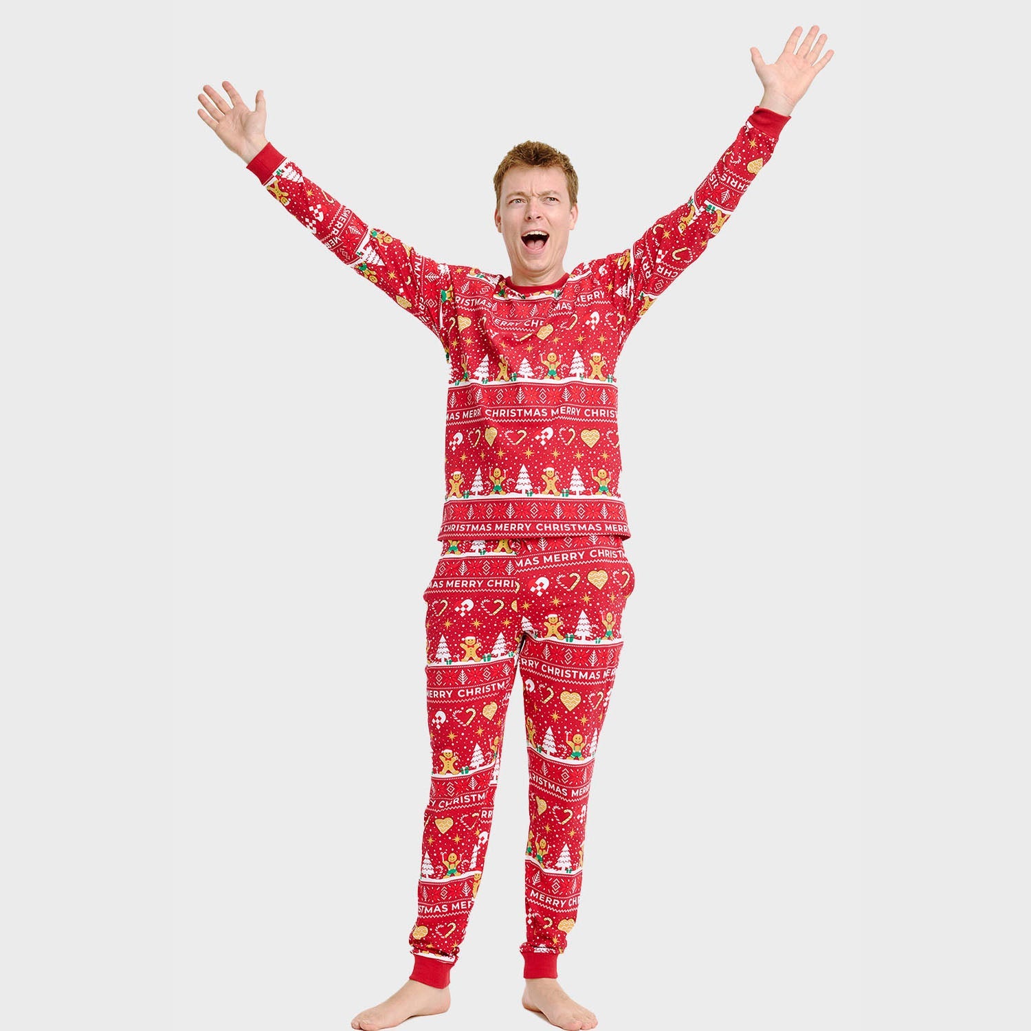 Christmas Cookie julepysj rød – Herre
